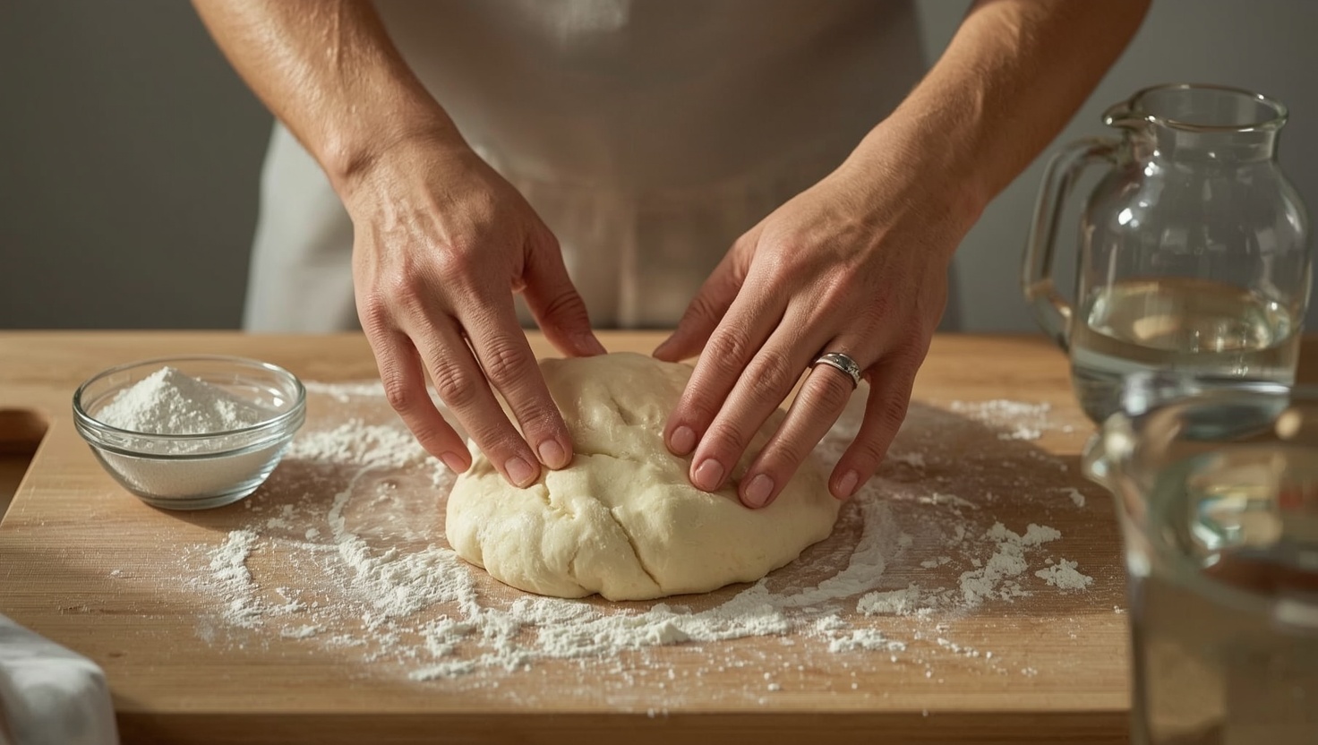 pizza teig selbst machen trockenhefe